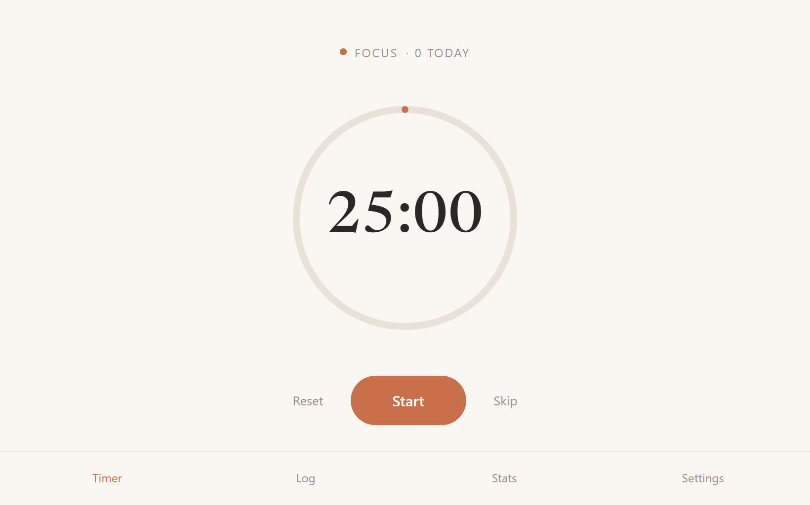 Spark focus timer app